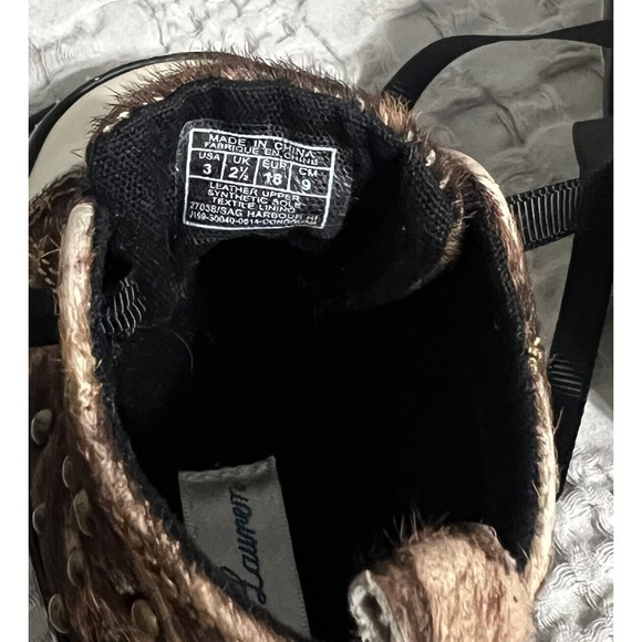 Ralph Lauren Sneakers Baby Size 3 Animal Print - Picture 5 of 7